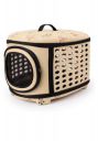 SRI Travel Foldable Pet Carrier Bag for Cat and Puppy (Beige), Beige, Medium, 500 g...