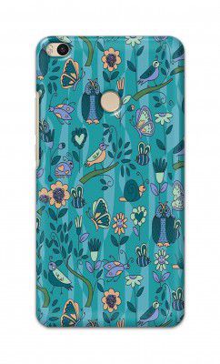 SRRLCases Snails Butterfly and Birds Hard Printed Designer Case for Xiaomi Mi Max 2 Back Cover PSR1765