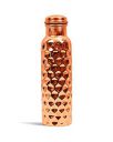 SS Creation Copper Handmade Joint-Free & Leak Proof Water Bottle - 1LTR...