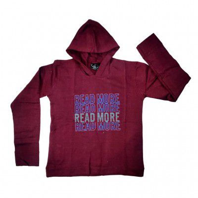 SS ENTERPRISES T-Shirt with Hood Full Sleeves for 4 to 15 yrs Kids (1 pc)