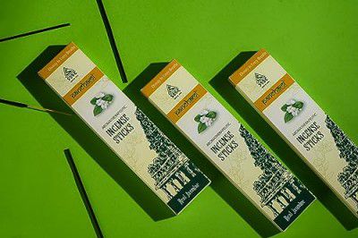 SSSE panchami Divinity in Every Drop Since 1995 Aromatherapeutic Real Jasmine Agarbattis || Agarbatti Best for Pooja & Meditation || Pack of 48 Sticks (60 Grams)