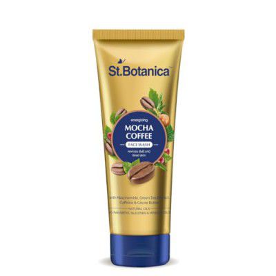 St.Botanica Mocha Coffee Face Wash 100ml Infused with With Coffee, Caffeine And Cocoa Butter to Deeply Cleanse & Refresh Skin | No Parabens & Sulphates | Vegan & Cruelty Free