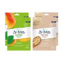 St Ives Natural Face Sheet Masks, with 100% Cotton & Natural Extracts, Paraben Free, 2 Pcs Glowing Apricot + 2 Pcs Soothing Oatmeal, (Pack Of 4)...