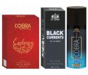 ST-JOHN Cobra Deodorant Cool 150ML and Black Current 50ML & Cobra Embrace 100ML  (3 Items in the set)...