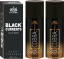ST-JOHN Cobra Deodorant Live150ml Pack of 2 & Black Current 50ml Perfume Combo Gift Pack Perfume Body Spray - For Men & Women (350 ml, Pack of 3)...