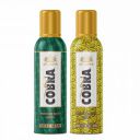 ST.JOHN Cobra Long lasting Deodorant for Men | No Gas Perfume Body Spray | Music & Real Men -100ml (Pack of 2)...