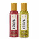 ST.JOHN Cobra Music & True Men Perfume Body Spray Ling lasting No Gas Deodorant for Men-100ml - Pack of 2...