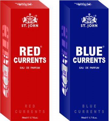 ST-JOHN Cobra Red Current 50ml and Blue Current 50ml Body Perfume Spray Gift Pack Eau de Parfum - 100 ml  (For Men & Women)