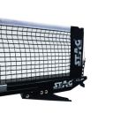Stag New Clipper On Professional Grade Table Tennis (T.T) Net & Post Set| Quick Easy Setup and Spring Activated Clamp Net| Indoor & Outdoor Compatible Snap-On Ping Pong Table Net Post - (Alloy Steel)...