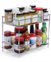 Stainless Steel 2 Tier Countertop Kitchen Rack|Pantry Storage Organizer...