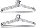 Stainless Steel Cloth Hanger Pack of 12 pcs...