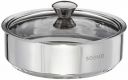 Amazon Brand - Solimo STAINLESS STEEL INSULATED SOLID ROTI SERVER, 1.1 L, SILVER...