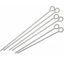 Stainless Steel Set of 6-10 inch Barbeque Rods (Skewers)...