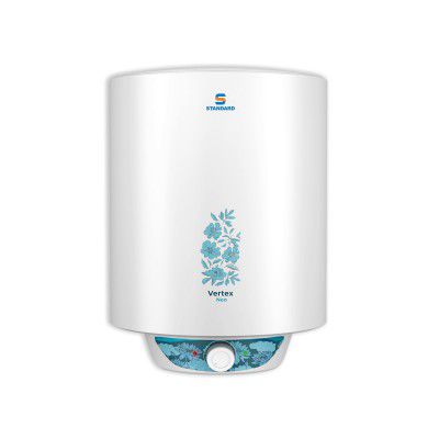Standard By Havells Vertex Neo 4 Star 10L Storage Water Heater(Geyser)|5 Yr. Tank Warranty| White
