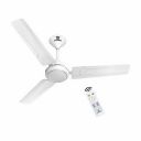 STANDARD Zinger 1200m BLDC Motor 5 Star Rated Ceiling Fan with Remote Control (Elegant White, Pack of 1)...