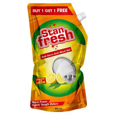 Stanfresh Anti Germ Dish Wash Gel 850ml Buy 1 Get 1.