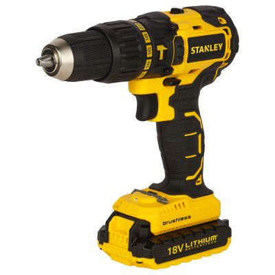 STANLEY SBH201D2K 18V13mm Li-ion Cordless Hammer Drill Machine Kit  