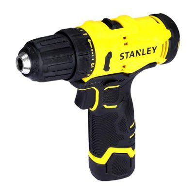 STANLEY SCD10D1-IN(12V) Brushed Cordless Drill Driver, 1x2Ah Battery & 1.5A Charger, LED Light, Variable Speed Trigger Switch, 1 Year Warranty