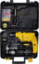 STANLEY SDH550KP-IN 550W DIY 10mm Single Speed Hammer Drill and Power & Hand Tool Kit (120 Tools)...