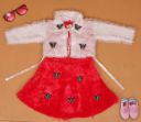 STARFASAN Girls Midi/Knee Length Party Dress (Red, 3/4 Sleeve)...