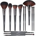 Start Makers Makeup Brush Professional Makeup Brushes 14Pcs Foundation and Eyeshadow Makeup Brush Set -black...