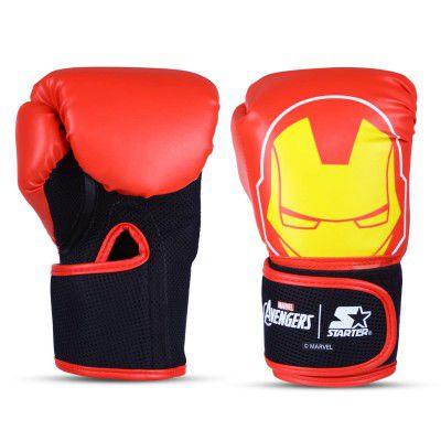 Starter Iron Man Focus Pad with Boxing Gloves by Starter-Perfect 