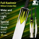 Starter Kashmir Willow Cricket Bat with Half Cane Handle- 13+ Years Kids-Full Size-Yellow & Black...