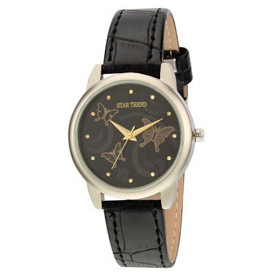 STARTREND Analogue Black Girls and Womens Watch ST-7002
