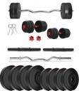 STARX 20 kg Pvc weight 3Ft Curl Rod Home Gym Combo...