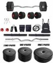 STARX 50 kg PVC with 3ft Rod and Accessories Home Gym Combo...
