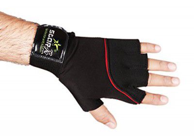 StarX GG-LN-700 Neoprene and Lycra Gym / Exercise_and_Fitness Gloves, Black