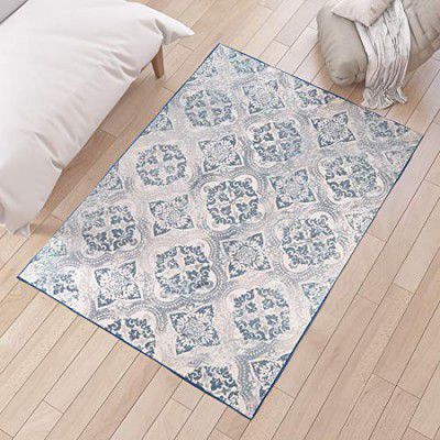 Status 3D Printed Perfect Home Rugs Carpet for Living Area (3 x 5, Design - 318)