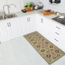 Status 3D Printed Vintage Persian Bedside Runner Carpet Rug Anti Skid Backing Pack of 1...