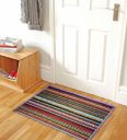 Status By Multicolor Nylon Geometric 23X15 Inch Stain Resistant Door Mat...