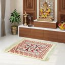Status Contract 3D Printed Foam Assan for Pooja/Path/Prayer/Meditation/Dhyan 45 x 45 Cm...