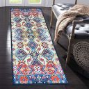 Status Contract 3D Printed Vintage Persian Bedside Runner Polyester Blend Carpet Rug Anti Skid Backing for Home/Kitchen/Living Area/Office Entrance (56 x 140 cm, Multi)...