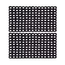 Status Contract Anti Slip Front Door Mat |(41x61cm) Living Room Rug (Black)...