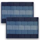 Status Contract Anti Slip Front Door Mat|(38x58cm) Living Room Rug for Entrance Doors|Polypropylene Floor Mat for Home|Essential Small Rug for Office, Bedroom & Kitchen| (Blue)...