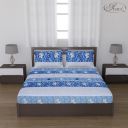 Status Contract Cotton Rich Double Bedsheet with 2 Pillow Covers for Bed Room...
