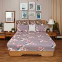 Status Contract Cotton Rich Double Fitted Bedsheet -120 GSM (3801)...