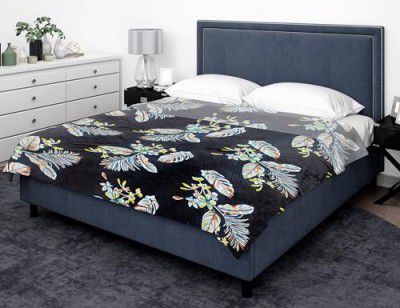 Status Contract Premium Flannel Double Bed Travel Flannel - Luxury Top-Sheet (200 X 235 cm, Multicolour) (Multicolor-33)