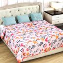 Status Contract Pure Cotton 120 GSM Reversible Soft Lightweight Printed Double Bed Blanket/AC Dohar/Skin Friendly Dohar-220x200 cm (RED)...