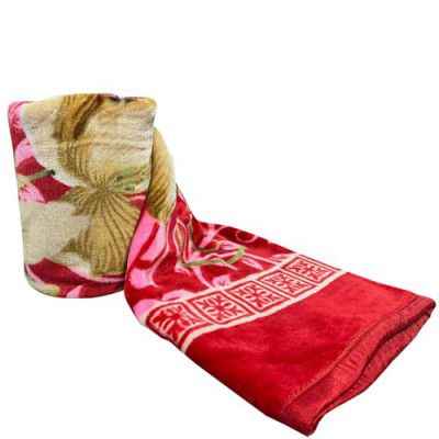 Status Contract Shital Blankets Single Bed Mink Blanket Single Ply for Extreme Winters Multicolor Circle Print Ultrasoft & Lightweight Blanket (Design 4, Single)