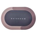 STATUS CONTRACT Water Absorbing Mat for Bathroom Quick Dry Rubber Backed Anti-Slip Floor Mat Non Slip Mat for Home, Kitchen (40 x 60 CM) (PINK)...