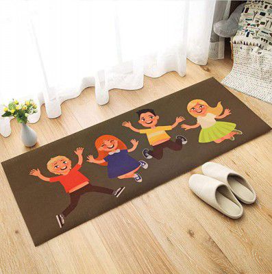 Status Kids Nylon 3D Digital Printed Bedside Runners with Anti Skid Backing 22 x 55 (Pack of 1)