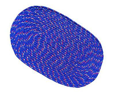 Status Multi-Purpose Braided Place Mat for Indoor Kitchen, Hall, and Room - Durable Mat for Home Decor 30x50 cm Multi-Color (1)