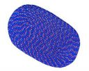 Status Multi-Purpose Braided Place Mat for Indoor Kitchen, Hall, and Room - Durable Mat for Home Decor 30x50 cm Multi-Color (1)...