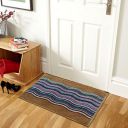 Status Nylon Door Mats in Kitchen Home Bedside Living Office Restaurant Entrance Area Anti Slip Floor Mat (15x23inch) (Brown)...