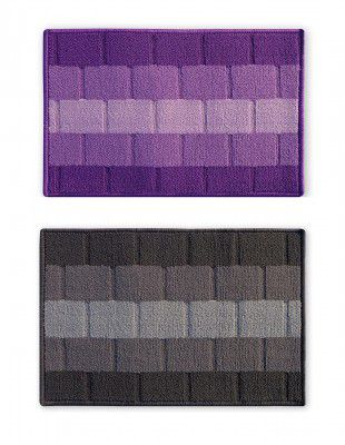 Status Polypropylene Door Mat (Pack of 2) - 58 cm x 38 cm