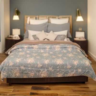 Status Printed Comforter Double Bed Blanket for Winter/Pink/Double/GSM- 220/SIZE -220 x 210 cm (D3)